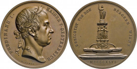 MEDAILLEN und PLAKETTEN
AUSLÄNDISCHE MEDAILLEN
RDR/ÖSTERREICH.
Bronzemedaille 1846 (v. Lange) auf die Errichtung des Schwanthaler-Brunnens in Wien....