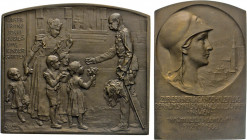 MEDAILLEN und PLAKETTEN
AUSLÄNDISCHE MEDAILLEN
RDR/ÖSTERREICH.
Franz Josef I., 1848–1916. Bronzeplakette 1900 (v. Pawlik) a.d. Eröffnung des Kaiser...