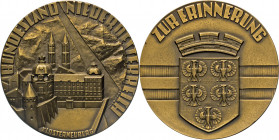 MEDAILLEN und PLAKETTEN
AUSLÄNDISCHE MEDAILLEN
RDR/ÖSTERREICH.
Bundesland Niederösterreich. Bronzemedaille o.J. Zur Erinnerung an Klosterneuburg, A...