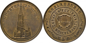 MEDAILLEN und PLAKETTEN
DEUTSCHE MEDAILLEN
BADEN.
Ludwig, 1818–1830. Silberne Schulprämienmedaille (v. Ludwig Kachel) für die Unterstufe o.J.Steh. ...