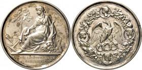 MEDAILLEN und PLAKETTEN
DEUTSCHE MEDAILLEN
BRANDENBURG-PREUSSEN.
Silberne Prämienmedaille o.J. (um 1860, v. E. Schilling(Vs) u. A. Mertens (Rs für ...