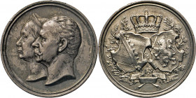 MEDAILLEN und PLAKETTEN
DEUTSCHE MEDAILLEN
SACHSEN-WEIMAR-EISENACH. 
Karl Alexander, 1853–1901. Silbermedaille 1892 (v. Loos) a.d. Goldene Hochzeit...