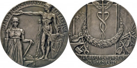 MEDAILLEN und PLAKETTEN
DEUTSCHE MEDAILLEN
DEUTSCHES REICH. 
Silbermedaille o.J. (v. B.H.Mayer). Verdienstmedaille des Verbandes Deutscher Eisenwar...