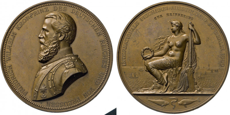 MEDAILLEN und PLAKETTEN
STÄDTEMEDAILLEN
Bronzemedaille 1880 (v. Schwenzer) a.d...