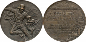MEDAILLEN und PLAKETTEN
STÄDTEMEDAILLEN
Bronzemedaille 1901 a.d. Internat. Ausstellung für Feuerschutz und Feuerrettungswesen in Berlin, für hervorr...