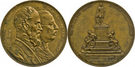 MEDAILLEN und PLAKETTEN
STÄDTEMEDAILLEN
Essen. Bronzemedaille 1892 (v. A. Scharff, Wien) a.d. Errichtung des Alfred Krupp-Denkmals in Essen. Brustbi...
