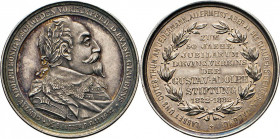 MEDAILLEN und PLAKETTEN
PERSONEN-MEDAILLEN
Gustav Adolf, König von Schweden, 1594–1632. Silbermedaille 1882 (v. Weckwerth) auf das 50jährige Jubiläu...