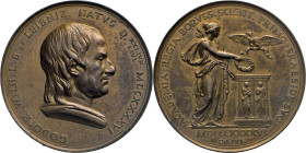 MEDAILLEN und PLAKETTEN
PERSONEN-MEDAILLEN
Leibniz, Gottfried Wilhelm Freiherr von (*1646, †1716). Erster Präsident der Königl. Preuß. Akademie der ...