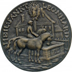 MEDAILLEN und PLAKETTEN
PERSONEN-MEDAILLEN
Lommel, Friedrich P. Eugen, *1883 in Erlangen. Einseitige Bronzegußmedaille o.J. (vor 1945, v. C. Pöllath...