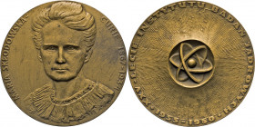 MEDAILLEN und PLAKETTEN
PERSONEN-MEDAILLEN
Sklodowska-Curie, Maria, (*1867, †1934). Bronzemedaille 1980 a.d. 25jährige Bestehen des Instituts Badan ...