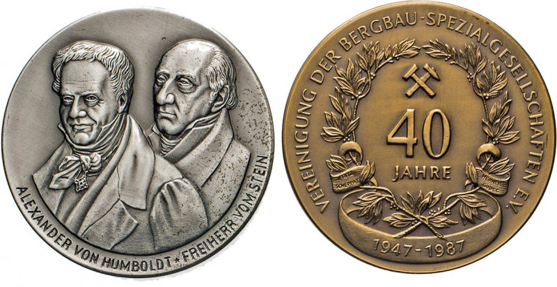 MEDAILLEN und PLAKETTEN
THEMEN-MEDAILLEN
Feinsilbermedaille 1987 (v. Scheppat/...