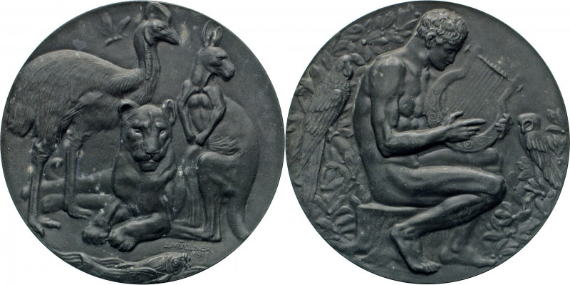 MEDAILLEN und PLAKETTEN
THEMEN-MEDAILLEN
Kriegsmetall-Medaille 1918 (v. J. Mül...