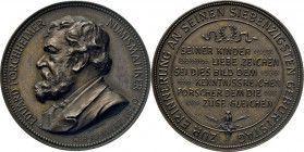 MEDAILLEN und PLAKETTEN
NUMISMATIKERMEDAILLEN AUS NORDDEUTSCHEM BESITZ
Gelehrte , Händler, Auktionatoren, Medailleure.
Bronzemedaille 1890 (v. A. S...