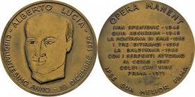 MEDAILLEN und PLAKETTEN
NUMISMATIKERMEDAILLEN AUS NORDDEUTSCHEM BESITZ
Gelehrte , Händler, Auktionatoren, Medailleure.
Lucia, Alberto, *1926. Fabri...
