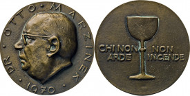 MEDAILLEN und PLAKETTEN
NUMISMATIKERMEDAILLEN AUS NORDDEUTSCHEM BESITZ
Gelehrte , Händler, Auktionatoren, Medailleure.
Marzinek, Otto, 1912–1986. J...