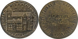 MEDAILLEN und PLAKETTEN
PETSCHAFTEN und SIEGEL
Bronzegussmedaille 1964. Abguss des Siegels der Stadt Groningen aus dem Jahre 1250. Stadtsiegel. Rs. ...