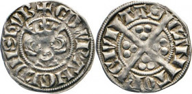 AUSLÄNDISCHE MÜNZEN
GROSSBRITANNIEN
Edward III., 1327–1377. Penny um 1350, Canterbury. Mit Königsame EDWR. Gekrönter Königs­ kopf von vorn. Rs. Lang...