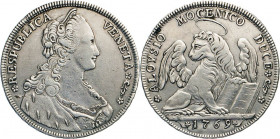 AUSLÄNDISCHE MÜNZEN
ITALIEN
VENEDIG. Alvise IV. Mocenigo, 1763–1778. Tallero 1769. Dav. 1563. 28,29 g. Leicht gereinigt. 
ss