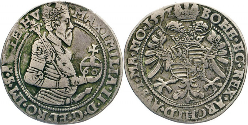 AUSLÄNDISCHE MÜNZEN
RÖMISCH-DEUTSCHES REICH
Maximilian II., 1564–1576. Guldent...