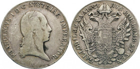 AUSLÄNDISCHE MÜNZEN
RÖMISCH-DEUTSCHES REICH
Franz II., 1792–1804/1835. Taler 1821 V, Venedig. Dav. 7. J. 190. Schön 57. 27,60 g.
fss/ss