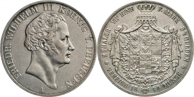 DEUTSCHE MÜNZEN VOR 1871
BRANDENBURG–PREUSSEN, Kurfürstentum, ab 1701 Königreic...