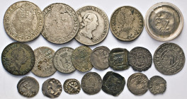 DEUTSCHE MÜNZEN VOR 1871
LOTS ALTDEUTSCHER MÜNZEN
Interessantes Lot von 20 verschiedenen Kleinsilbermünzen vom Mittelalter bis zum Ende des 18. Jh. ...