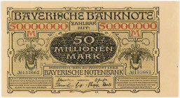 PAPIERGELD u. BANKNOTEN
DEUTSCHES INFLATIONSGELD
Notgeldscheine verschiedener Art 1914–1923
Bayerische Staatsbank, 5 Mark, Nürnberg 15.11.1918. Not...