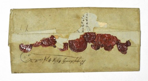 Śląsk, List koscielny 1848 - Rybnik-Boguszowice Bardzo ładnie zachowany z liczny...