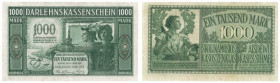Kowno, 1000 marek 1918 - 6 cyfrowa numeracja