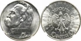 II Republic of Poland, 10 zloty 1935 - NGC MS62