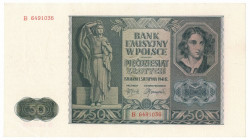 GG, 20 złotych 1940 i 50 złotych 1941