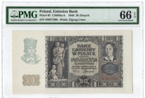 GG, 20 złotych 1940 N - PMG 66EPQ