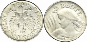 II Republic of Poland, 2 zloty 1924, Philadelphia R2