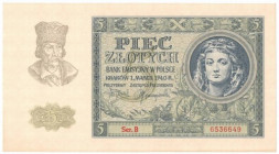 GG, 5 złotych 1940 B