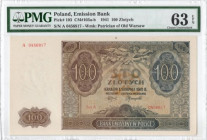 GG, 100 złotych 1941 A - PMG 63EPQ