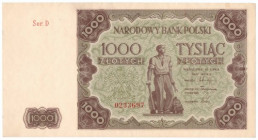 PRL, 1000 złotych 1947 D