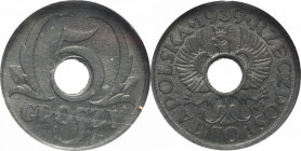 GG, 5 groschen 1939 GCN MS66