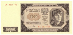 PRL, 500 złotych 1948 CC