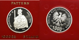 PRL, 1.000 złotych 1985 Przemysław II - Próba srebro