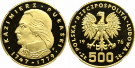 PRL, 500 złotych 1976 Pułaski - NGC PF69 Ultra Cameo 2-MAX