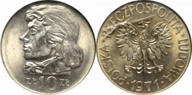 Peoples Republic of Poland, 10 zloty 1971 - GCN MS66