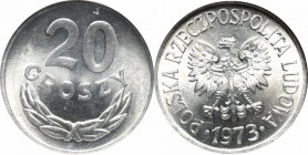 Peoples Republic of Poland, 20 groschen 1973 - GCN MS68