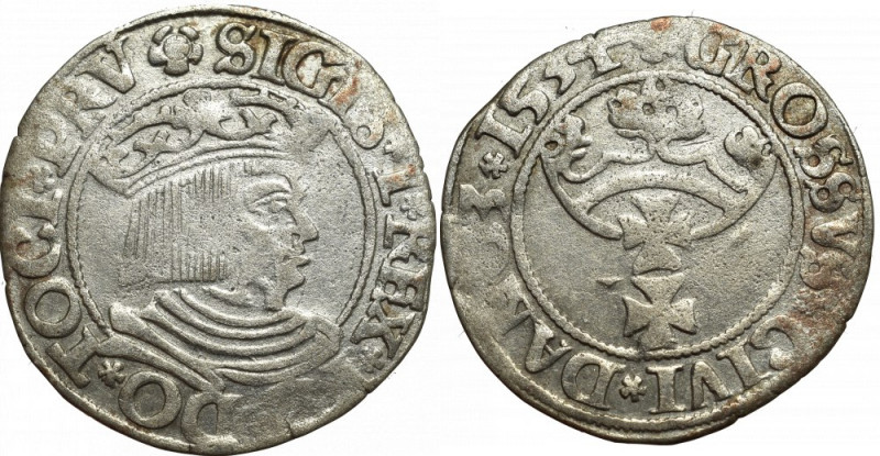 Zygmunt I Stary, Grosz 1534 Gdańsk Ładny w pełni czytelny obiegowy egzemplarz. A...