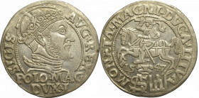 Sigismund II Augustus, Grossus 1547, Vilnius R1/R