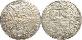Sigismund III Vasa, Ort 1622, Bromberg - PCGS AU55