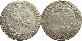 Sigismund III, 6 groschen 1625, Cracow R2