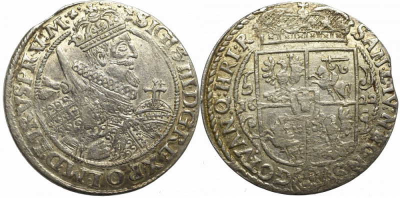 Sigismund III, 18 groschen 1622, Bromberg Bardzo ładny egzemplarz, z połyskiem i...