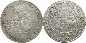 Germany, Saxony, Friedrich August II, 6 groschen 1756, Leipzig