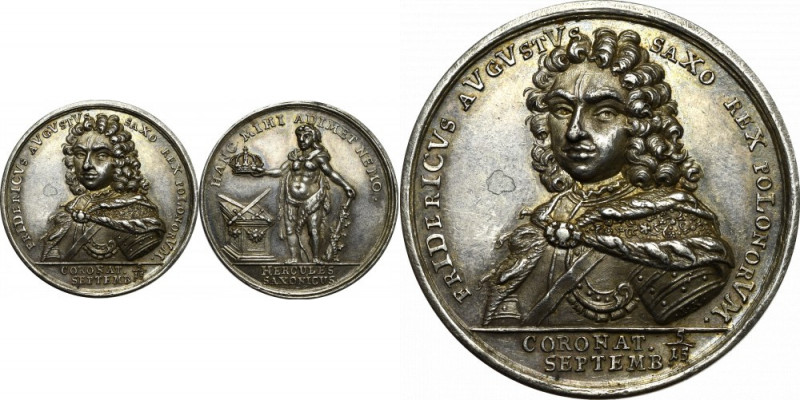 Germany, Saxony, Friedrich August I, Medal coronation 1697, Breslau Piękny i rza...