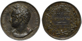 Medal - hrabia Wincenty Korwin Krasiński 1814 - odlew Białogon